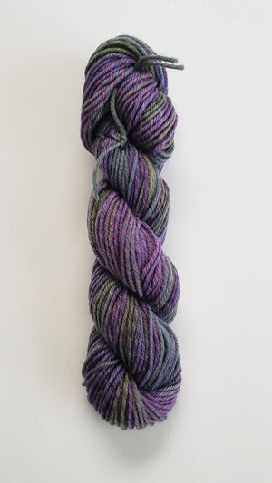 JBA - VARIEGATED PURPLE/GREEN -   Wool Skeins - Fingering WT 30 grams -  B3