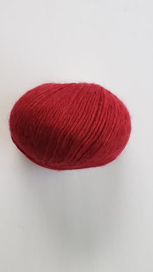 JBA - RED -  Wool Skeins - Worsted/Aran WT 50 grams -  B3