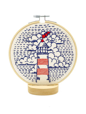 Hook Line Tinker - LIGHTHOUSE - Complete Embroidery Kit
