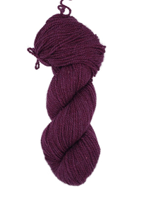 ISLAND WOOL - PLUM JAM - 2 Ply Worsted Yarn 100% Wool 100gr