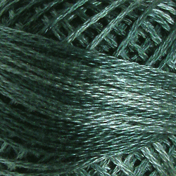 031 Tealish Blue Hand Dyed Cotton 3 Strand Valdani