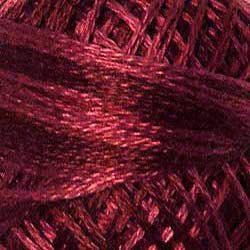 0507 Rich Wine Hand Dyed Cotton 3 Strand Valdani
