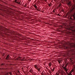 0522 Raspberry Hand Dyed Cotton 3 Strand Valdani