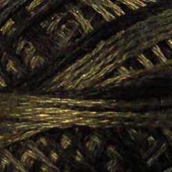 0540 Black Olive Hand Dyed Cotton 3 Strand Valdani