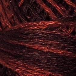 0547 Burnt Chocolate Hand Dyed Cotton 3 Strand Valdani