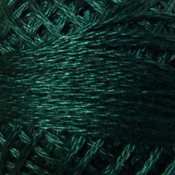 341 Dark Teal Hand Dyed Cotton 3 Strand Valdani