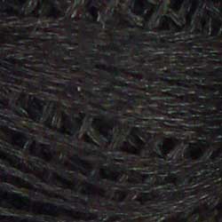 8112 Black Medium Hand Dyed Cotton 3 Strand Valdani