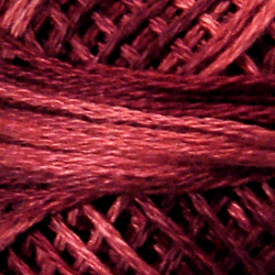 H204 Nostalgic Rose Hand Dyed Cotton 3 Strand Valdani Heirloom