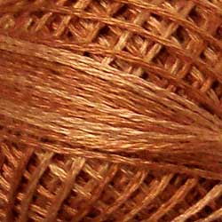 H206 Washed Orange Hand Dyed Cotton 3 Strand Valdani Heirloom