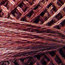 H208 Forgotten Lavender Hand Dyed Cotton 3 Strand Valdani Heirloom