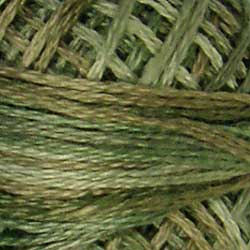 JP9 Herb Garden Hand Dyed Cotton 3 Strand Valdani Muddy Monet