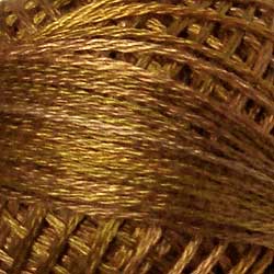 P5 Tarnished Gold Hand Dyed Cotton 3 Strand Valdani Vintage