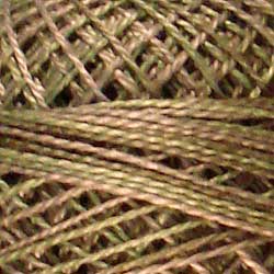 0574 Dried Leaves Hand Dyed Cotton 12wt Valdani