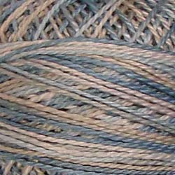 JP11 Heavenly Hues Hand Dyed Cotton 12wt Valdani Muddy Monet