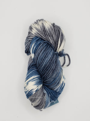 Back Country - RAIN, DRIZZLE, FOG - Hand Dyed Chunky Yarn 4 ounces/125g