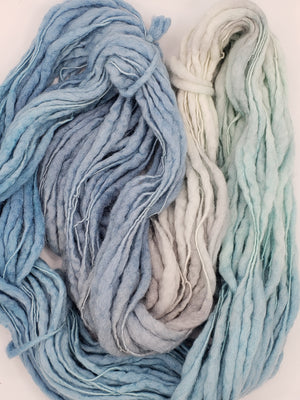 Slubby - SIRMILIK -  National Park Collection - Merino/Blue Face Leicester - Hand Dyed Textured Yarn Thick and Thin