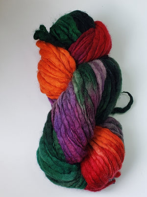 Slubby - JASPER -  National Park Collection - Merino/Blue Face Leicester - Hand Dyed Textured Yarn Thick and Thin