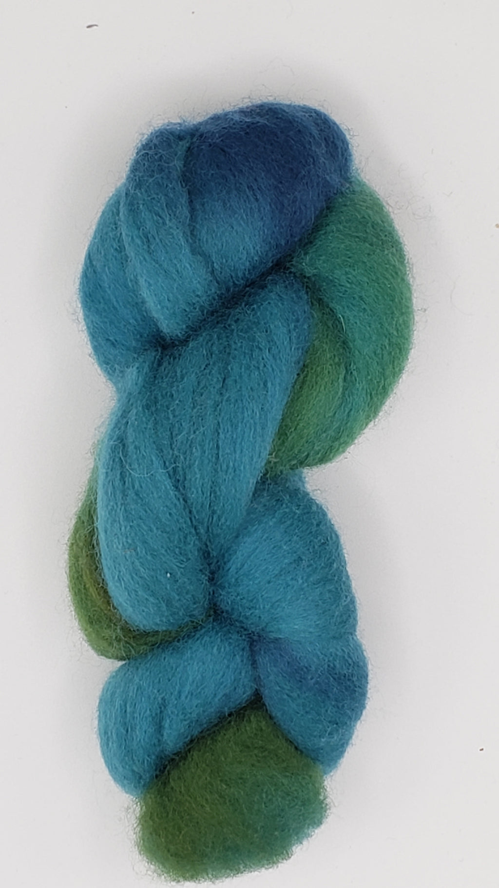 Corriedale Sliver - MERMAID -  1 OZ Hand Dyed Fleece OOAK