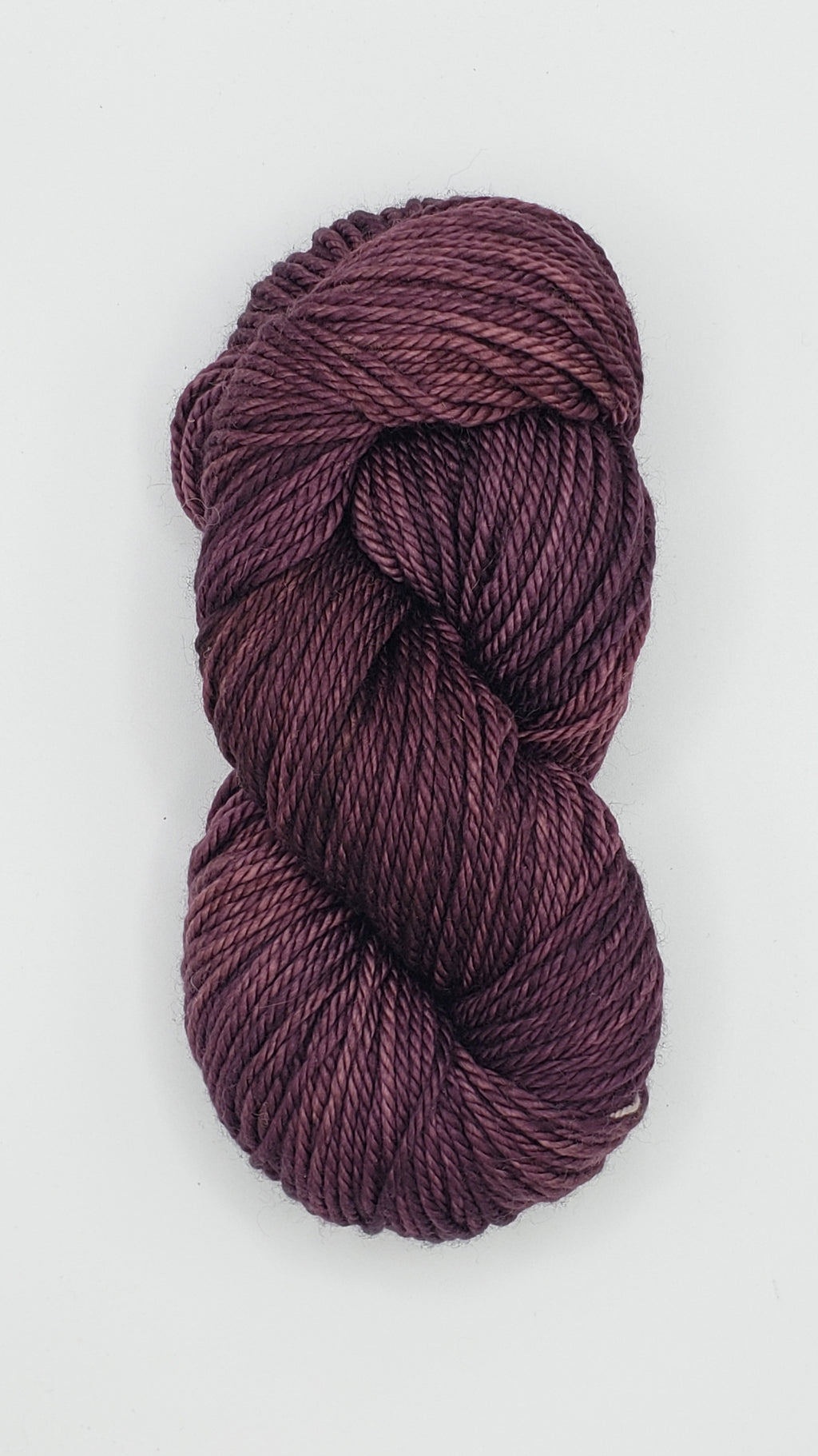 Back Country - PLUM - Hand Dyed Chunky Yarn 4 ounces/125g
