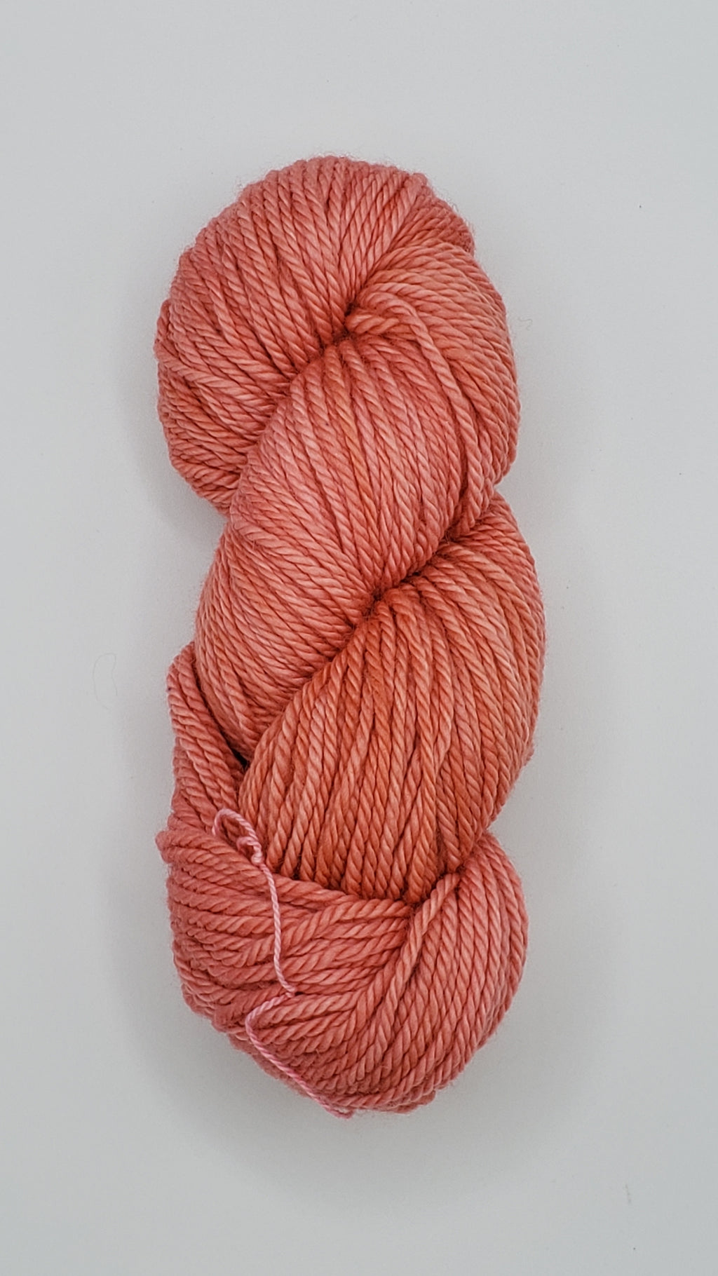 Back Country - CORAL - Hand Dyed Chunky Yarn 4 ounces/125g