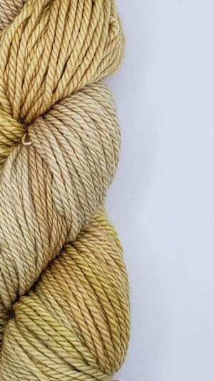 Back Country - STRAW - Hand Dyed Chunky Yarn 4 ounces/125g