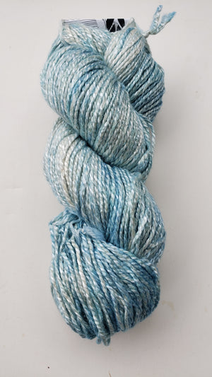 Mulberry Tussah Silk - CLOUDS - Fleece Artist Hand Dyed Yarn Nova Scotia