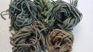JBA- MEDLEY OF ROBIN'S EGG BLUE 1 - #6 Wool Strips - 4 oz/115gr.