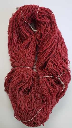 JBA - RED FINE BOUCLE -  Merino Wool Skein - Worsted WT 250gr/600m -  B3