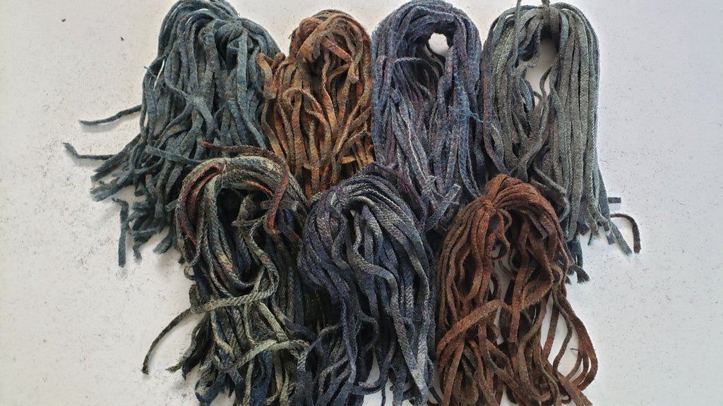 JBA- MEDLEY OF BLUE PACK 1 - #6 Wool Strips - 5.5 oz/155gr.