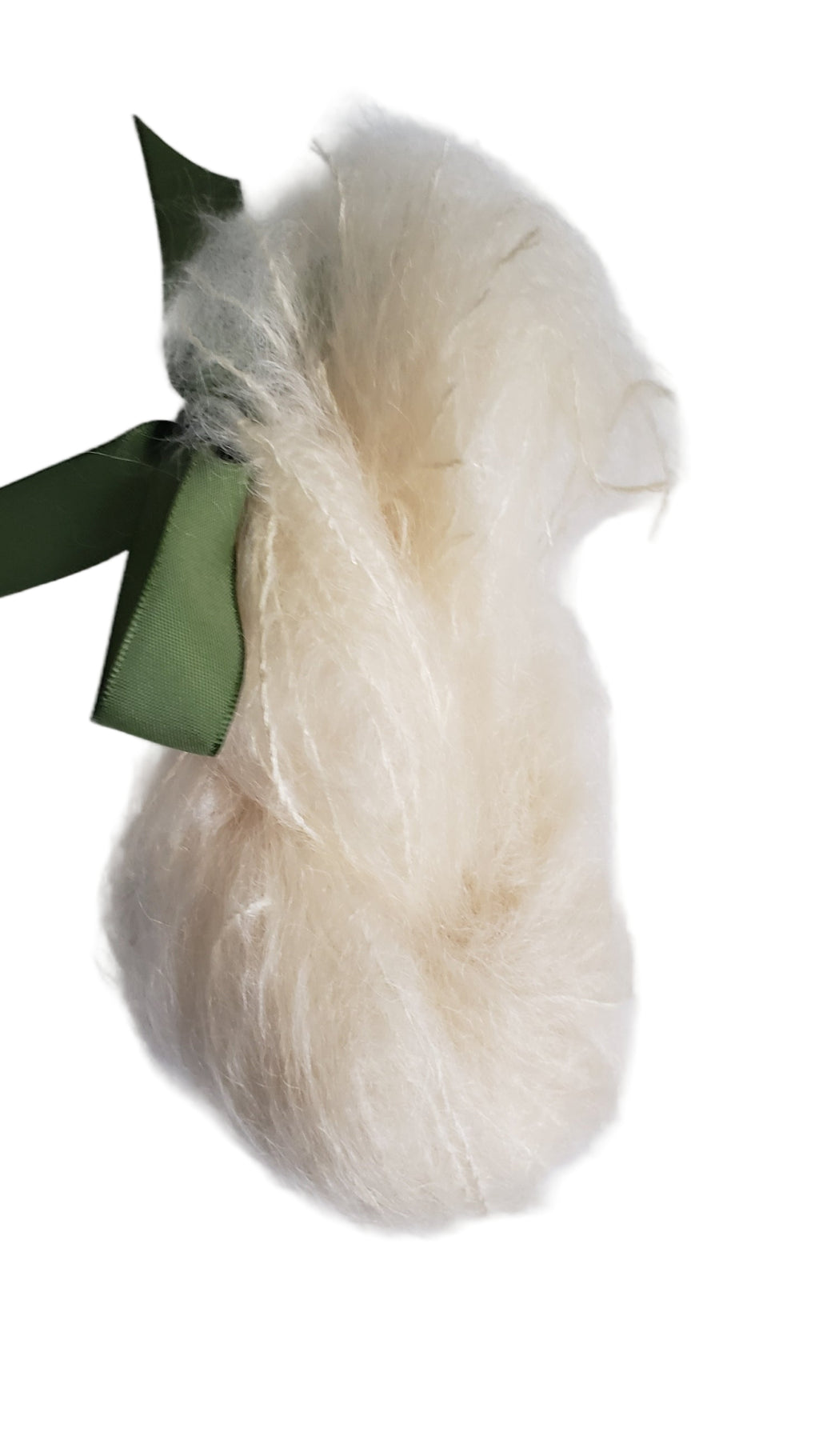 MO - NATURAL  Mohair/Silk Yarn Skein - 12 grams Cut Strands