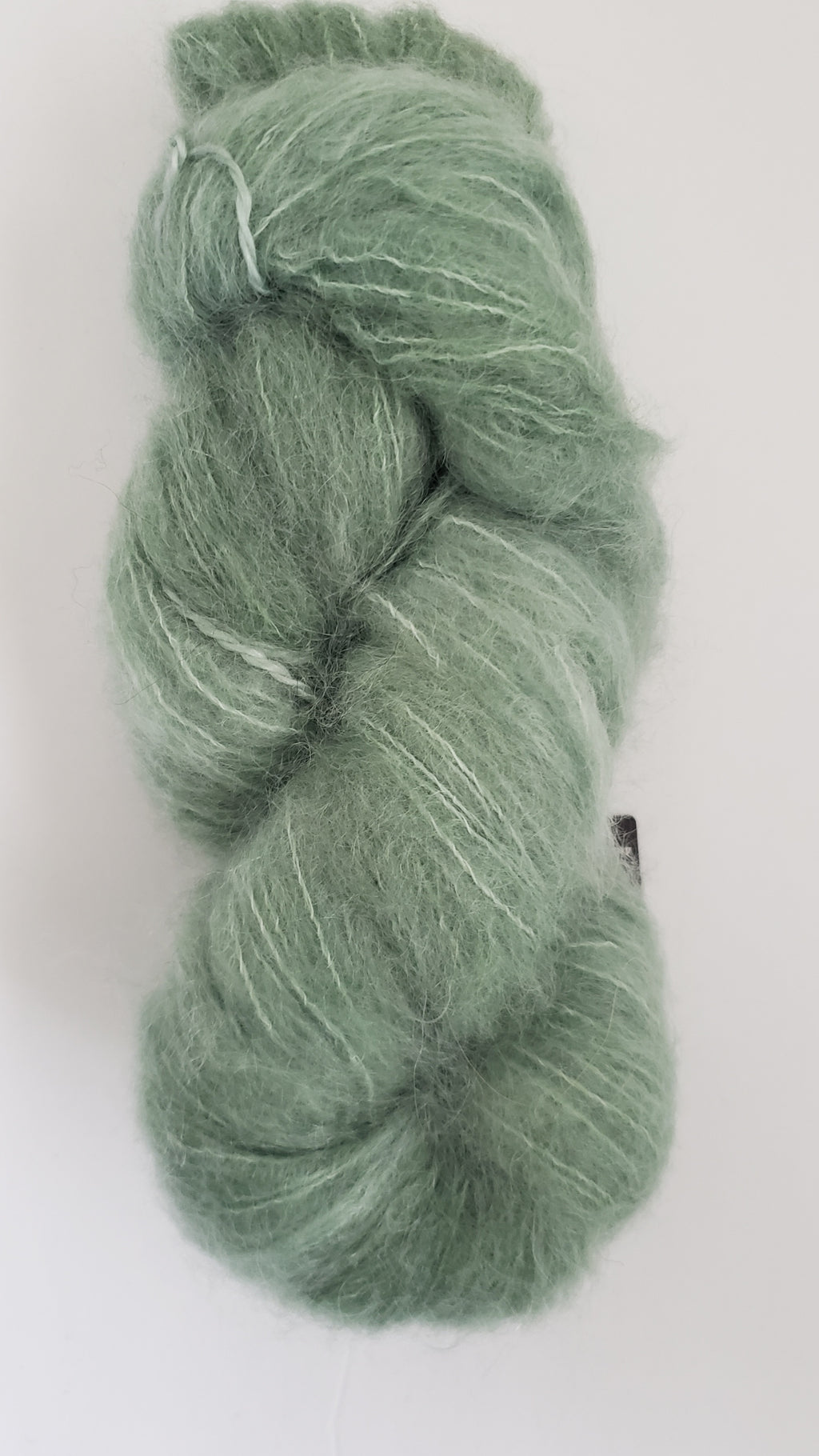 WHISKER - EUCALYPTUS - Hand Dyed - Kid Mohair/Wool Yarn Skein - 50 grams