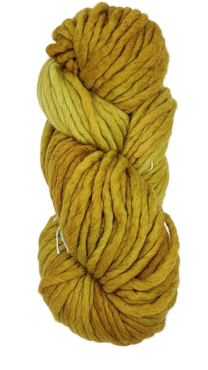 Flouf - GILDED BRONZE - OOAK - 100% Merino Chunky - Fleece Artist Hand Dyed Yarn