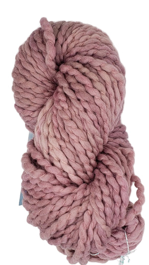 Crimp - SILVER ROSE - Hand Dyed Chunky Textured Yarn - Landscape Shades