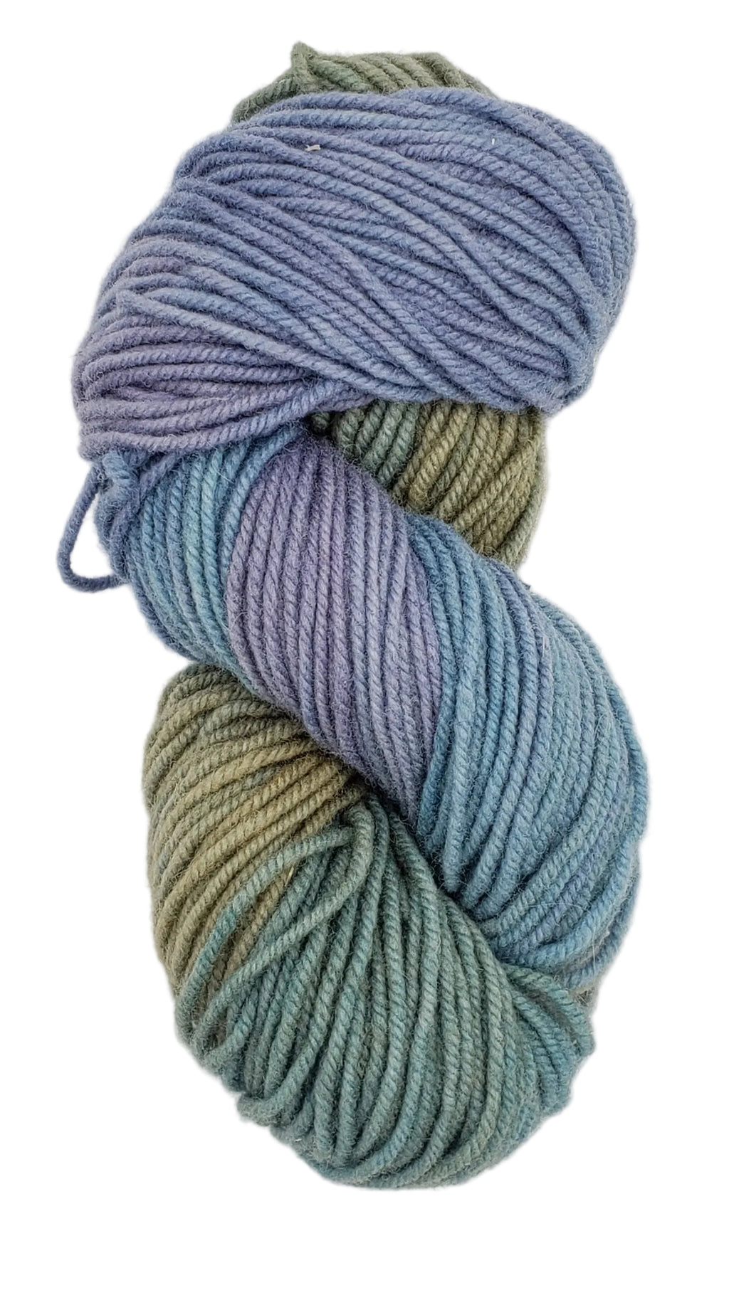 Wonder Woolen - NOVEMBER SKY - Fleece Artist Hand Dyed Yarn 4 ounces/115g
