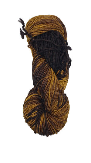 LL- WOODLAND - OOAK Eco-Processed Worsted - Lichen and Lace - Merino