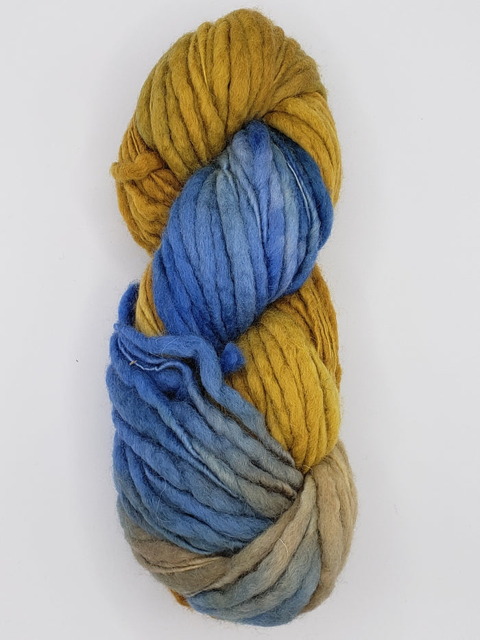 Slubby - GRASSLANDS -  National Park Collection - Merino/Blue Face Leicester - Hand Dyed Textured Yarn Thick and Thin