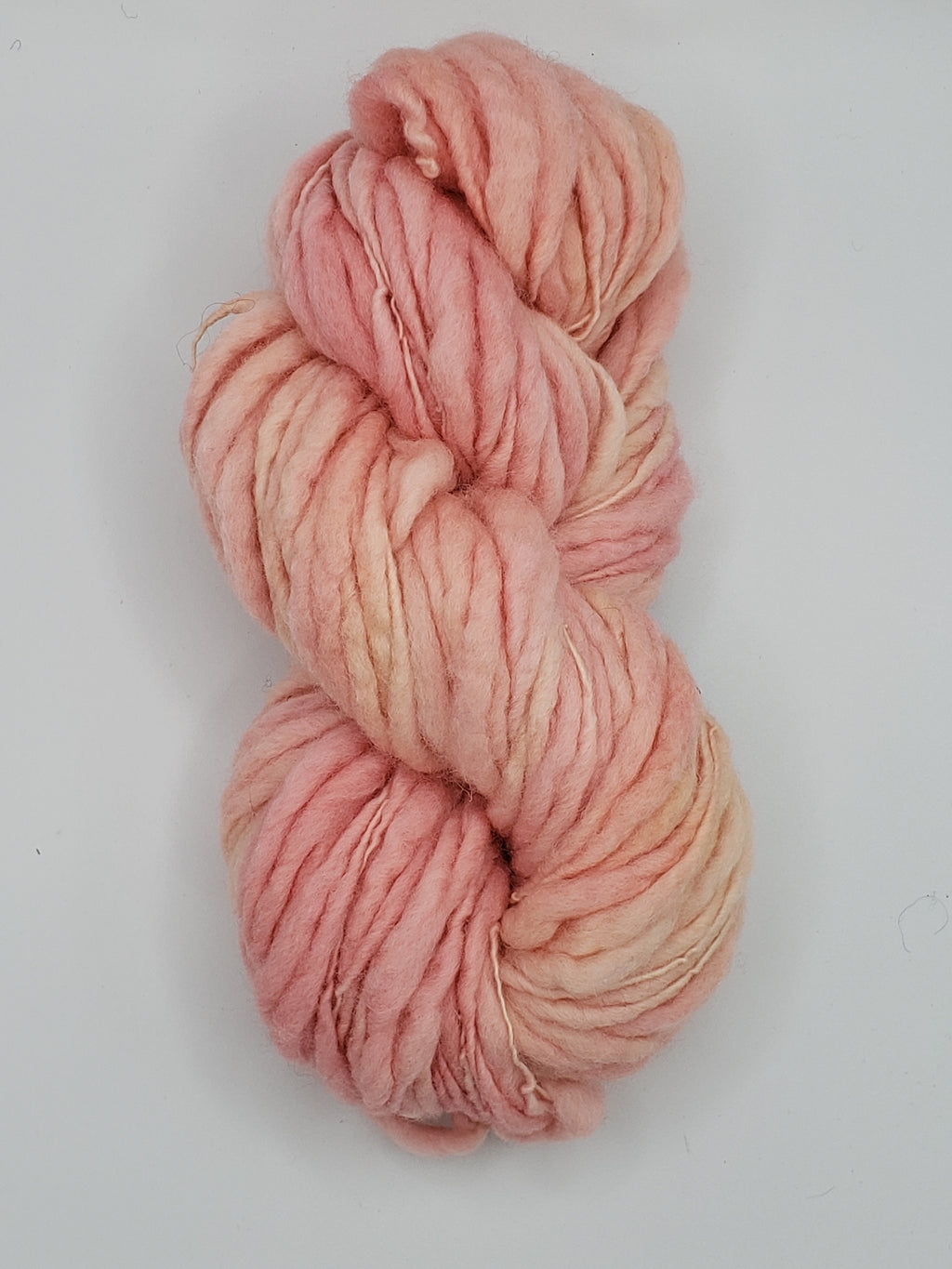 Slubby - PRAIRIE ROSE -  National Park Collection - Merino/Blue Face Leicester - Hand Dyed Textured Yarn Thick and Thin