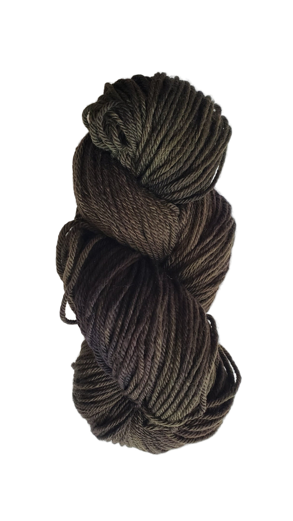 Chinook Worsted Weight - DARK HILLS - OOAK - 100% Organic Merino Wool Yarn - Hand Dyed (Copy) (Copy)