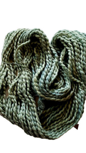 Crimp - LET IT RAIN - OOAK - Hand Dyed Chunky Textured Yarn - Landscape Shades (Copy)
