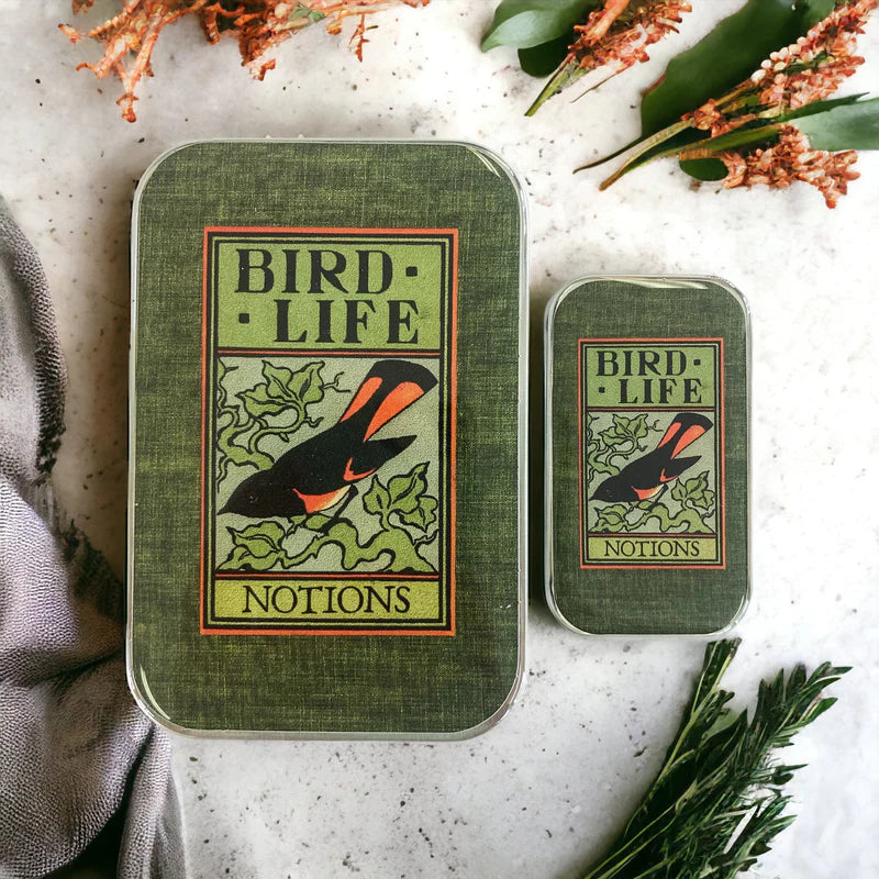 Firefly Notes Enamel Tin - BIRD LIFE Large - Notion/Pill Tin