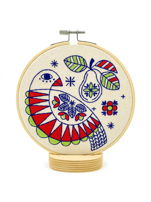 Hook Line Tinker - PARTRIDGE - Complete Embroidery Kit