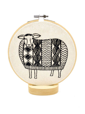 Hook Line Tinker - SWEATER WEATHER SHEEP - Complete Embroidery Kit