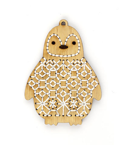 Kiriki Press - PENGUIN - DIY Stitched Ornament Kit