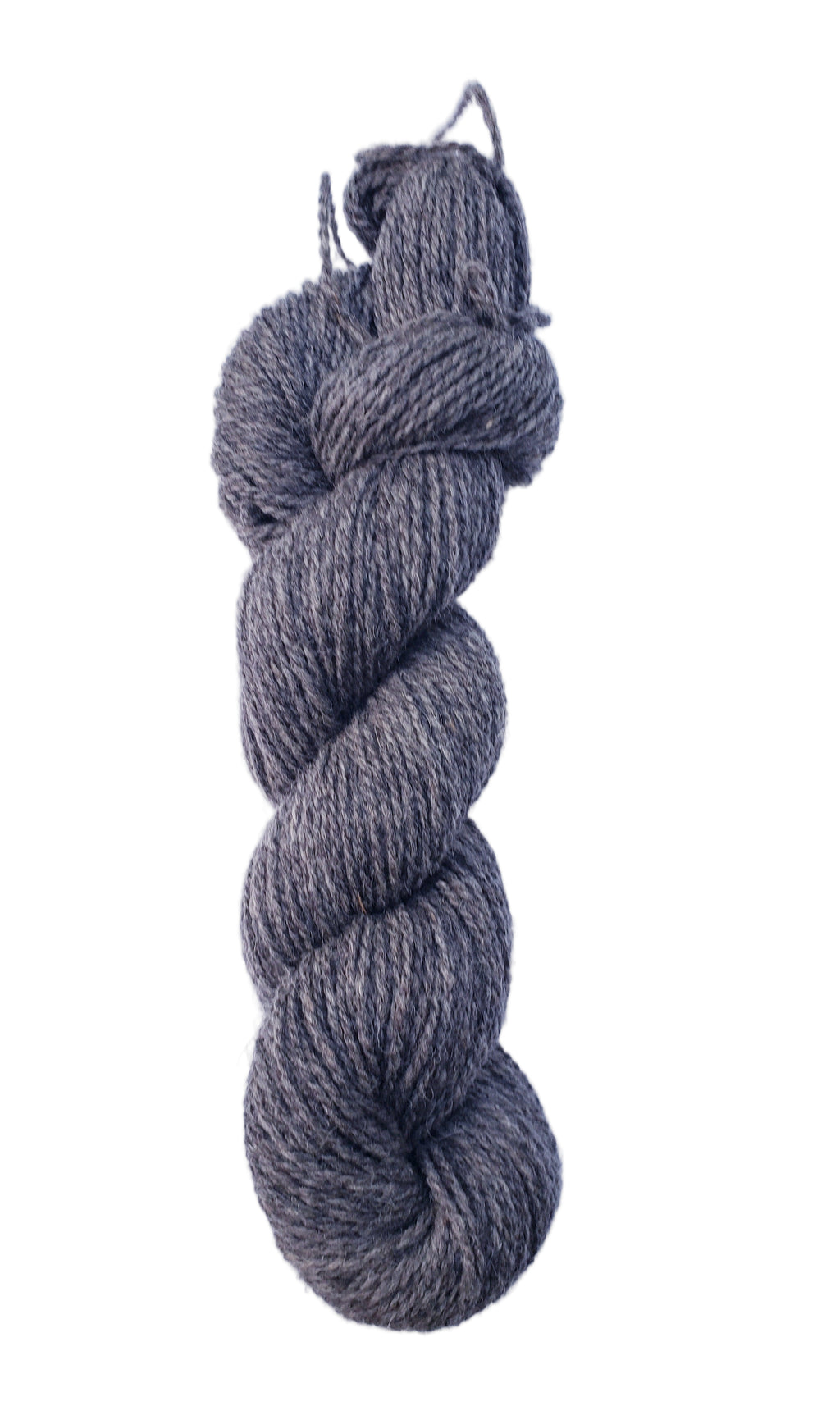 ISLAND WOOL - DARK GREY - 2 Ply Worsted Yarn 100% Wool 100gr