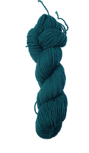 ISLAND WOOL - TEAL OCEAN - 2 Ply Worsted Yarn 100% Wool 100gr