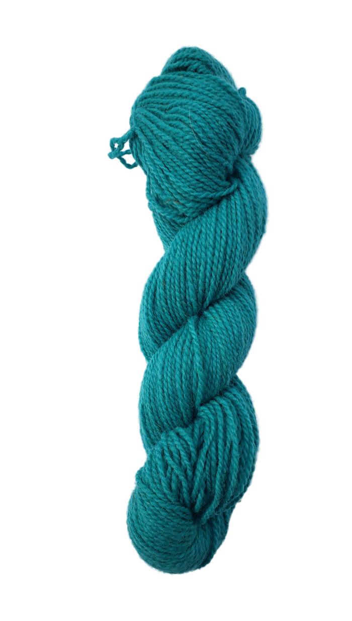 ISLAND WOOL - TURQUOISE - 2 Ply Worsted Yarn 100% Wool 100gr