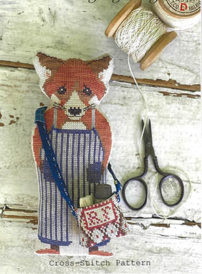 ANIMAL CRACKERS BRITISH SERIES - REYNARD the Fox -  Cross Stitch Paper Pattern - Stacy Nash Primitives