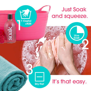 SOAK WASH  -  WILD MINT - 12 oz - 375 ml / 75 washes