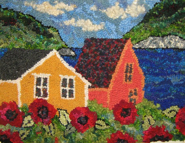 Town Rug Pattern Rug Hooking Patterns – Red Sand Fibre Art Studio