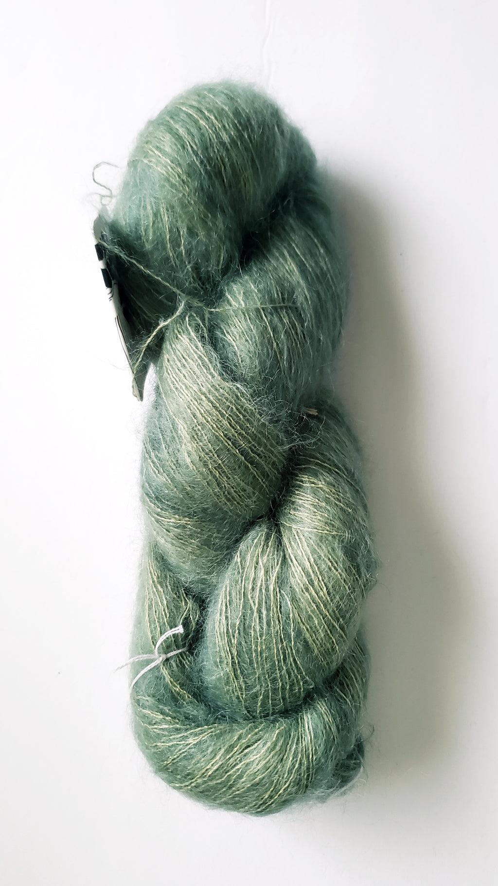 SUPER KID SILK - GRASSY MEADOWS - OOAK Hand Dyed - Kid Mohair/Silk Yarn Skein - 50 grams
